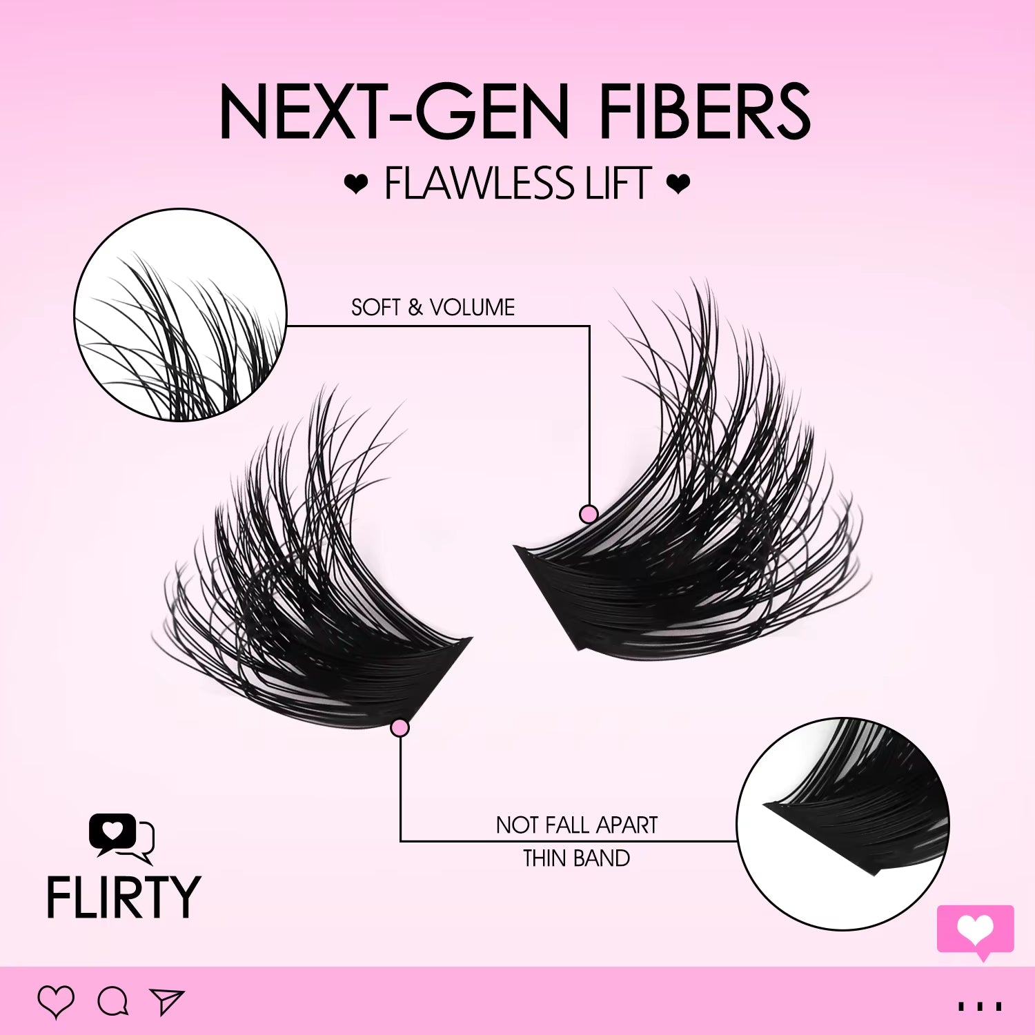 Eyelash Clusters Kit Thick Individual Lashes Lash Bond and Seal and Remover Faux Mink Lashes Eyelash Extension DIY