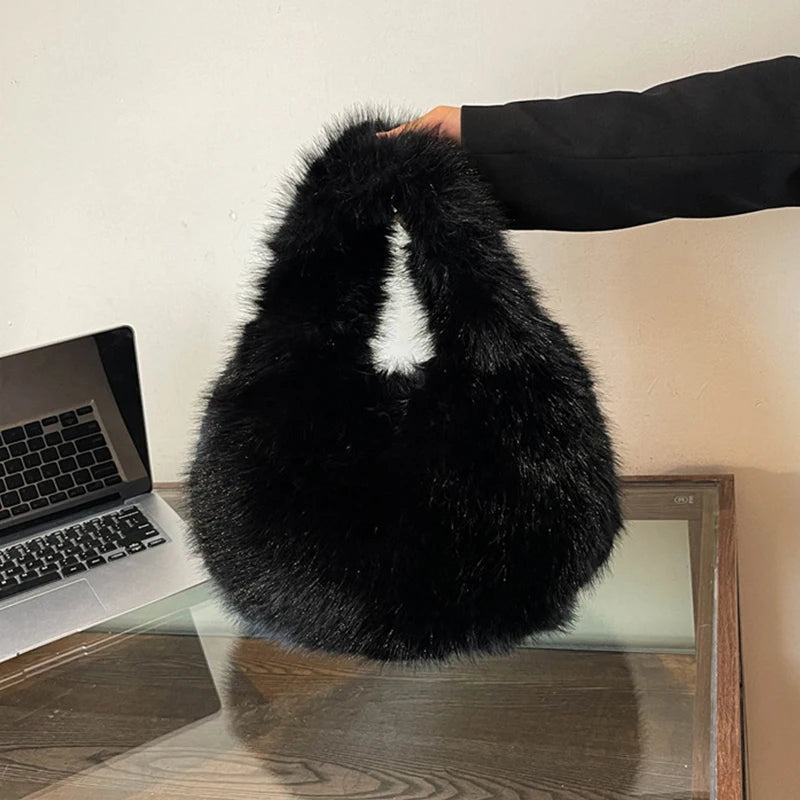 Furry Shoulder Bag