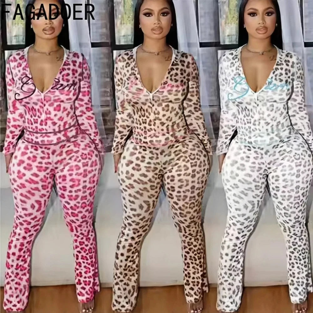 Leopard Fitted 2 Piece Set