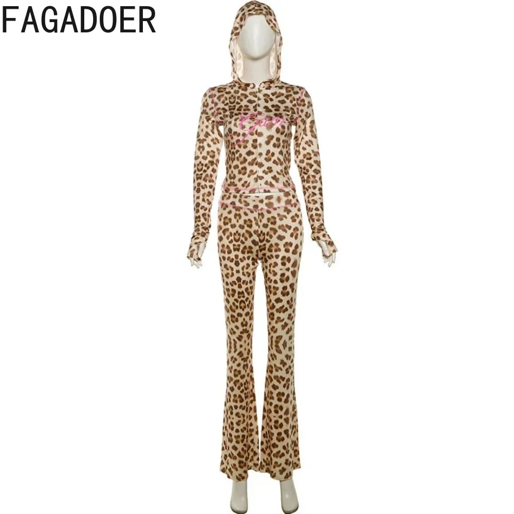 Leopard Fitted 2 Piece Set