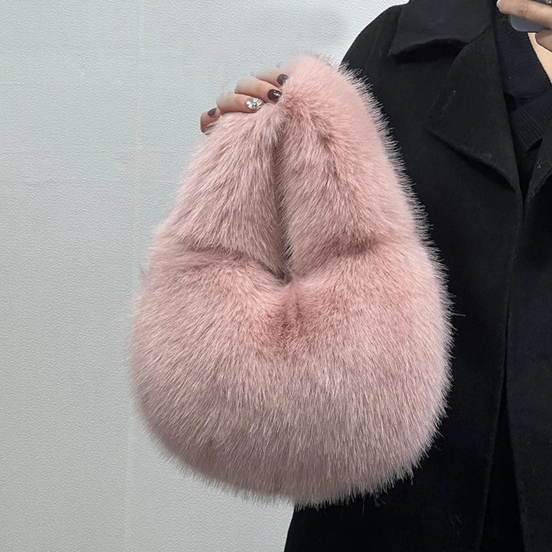 Furry Shoulder Bag