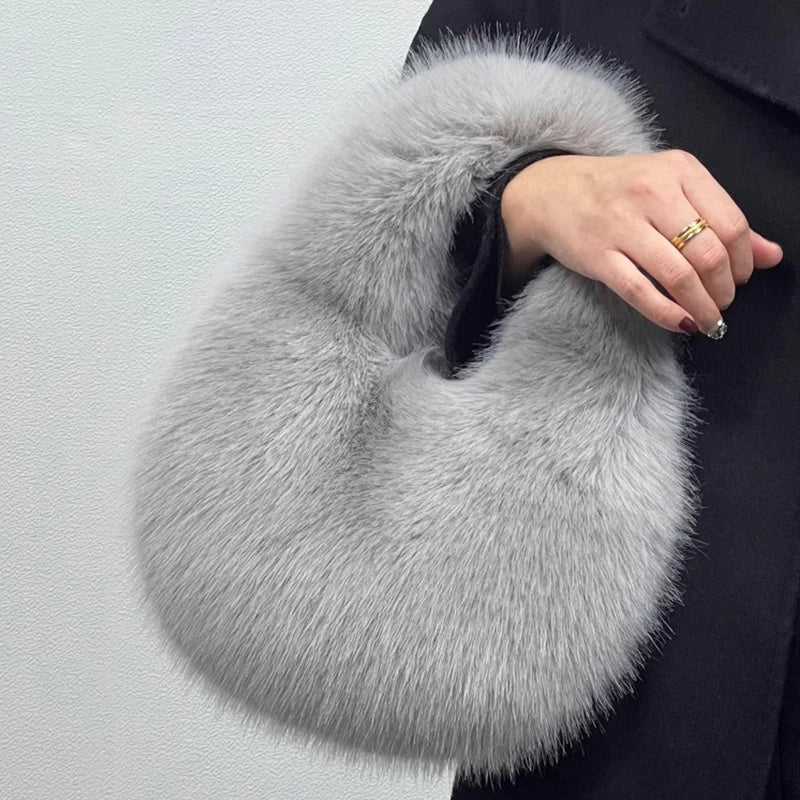 Furry Shoulder Bag