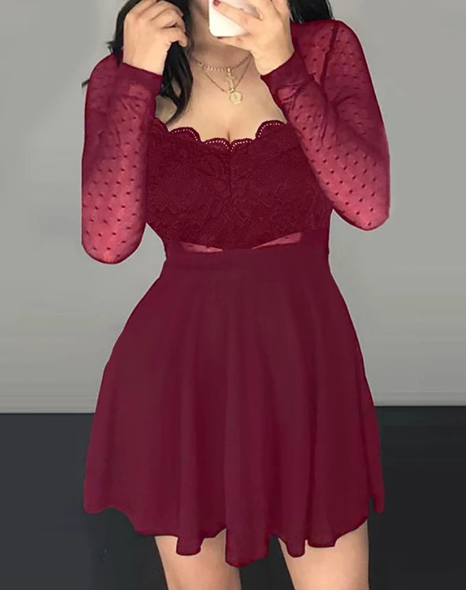 Lacey Long Sleeve Dress