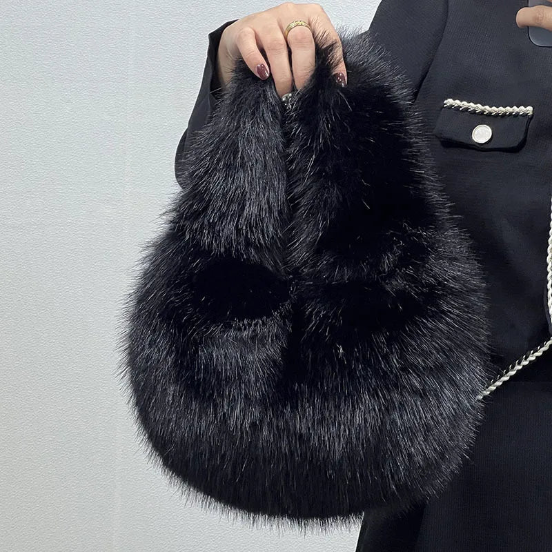 Furry Shoulder Bag