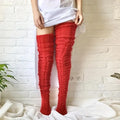 1 Pair Women Winter Thick Knitted Long Socks