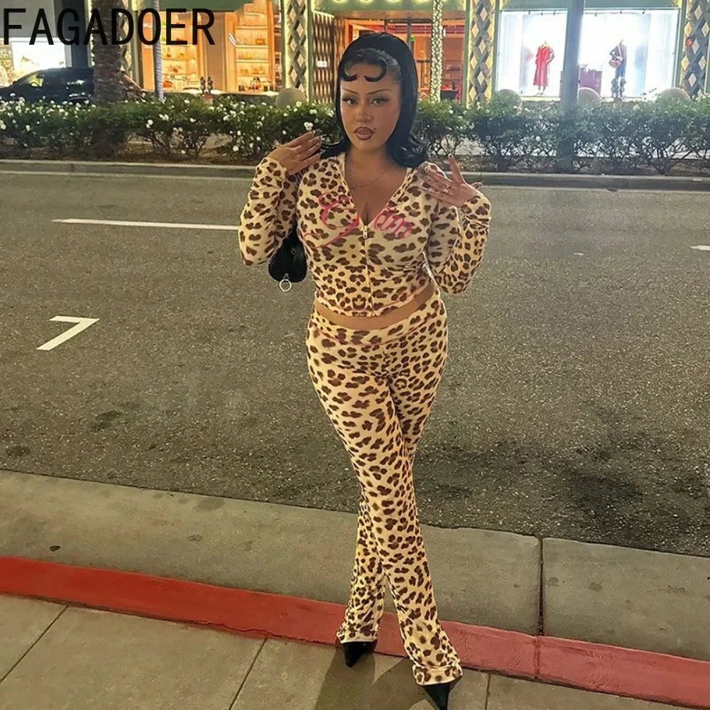 Leopard Fitted 2 Piece Set